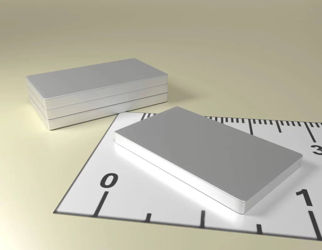 Neodym Quader Dauermagnet 25 x 15 x 2 / N38 - NdFeB