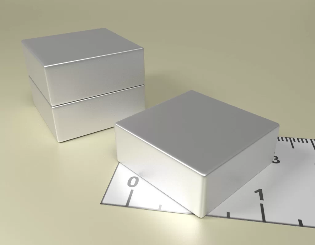 Neodymium Block Magnet 25 x 25 x 10 / N38 - NdFeB