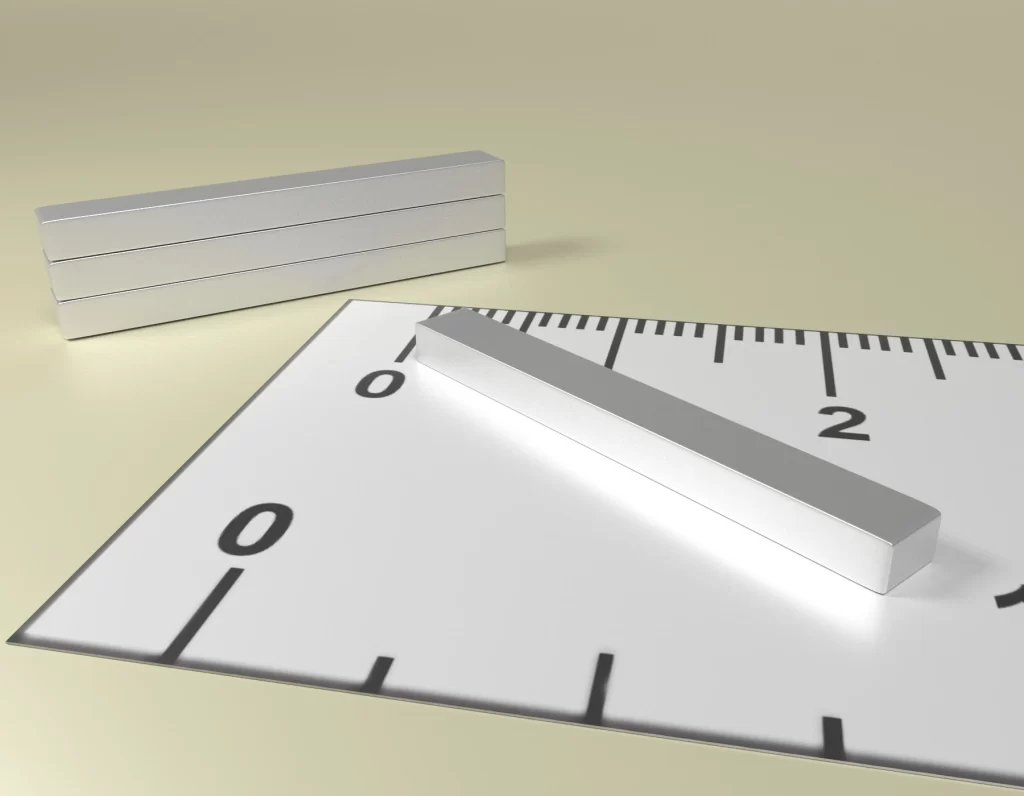 Neodymium Block Magnet 25 x 3 x 2 / N38 - NdFeB