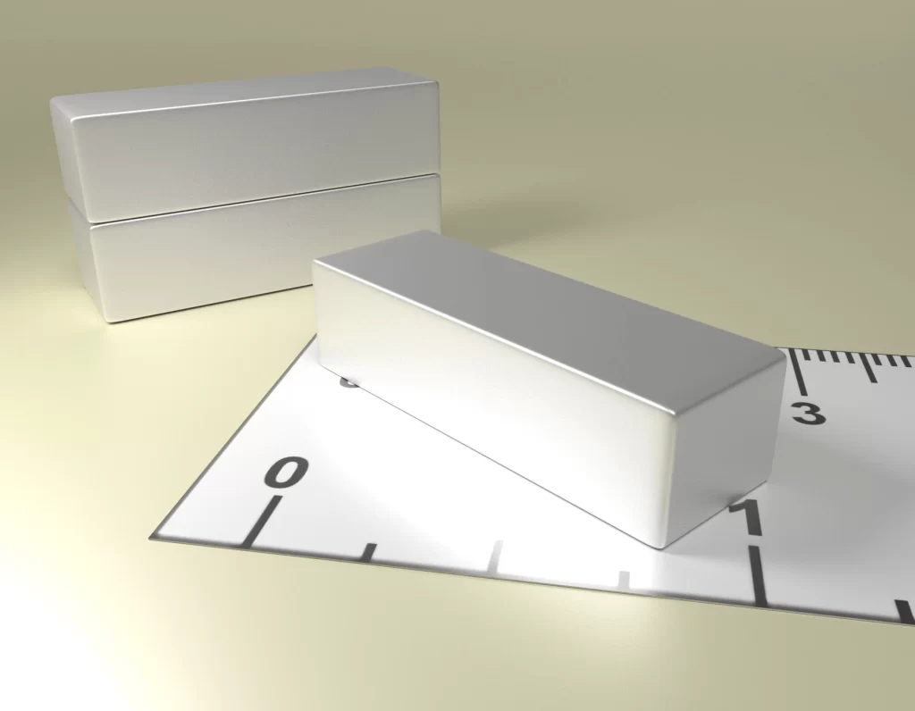 Neodymium Block Magnet 30 x 10 x 8 / N40H - NdFeB