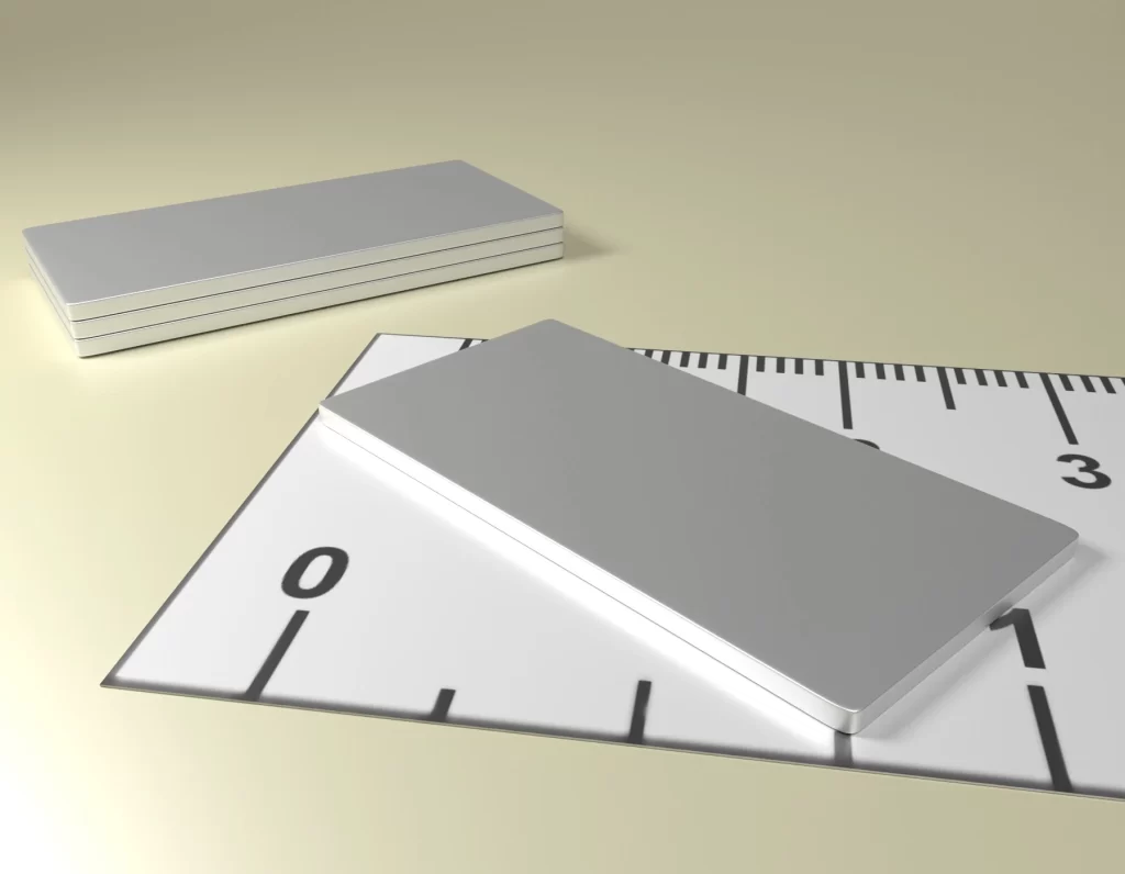 Neodym Quader Dauermagnet 30 x 15 x 2 / N38 - NdFeB