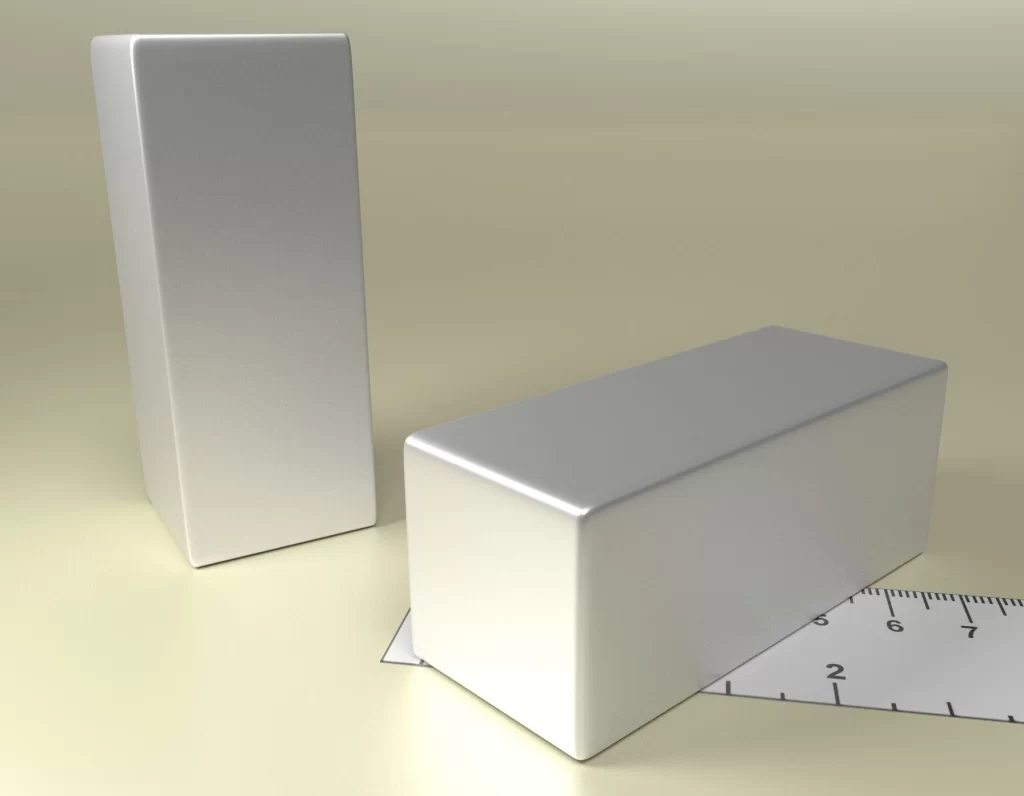 Neodymium Block Magnet 30 x 30 x 7,5 / N38 - NdFeB