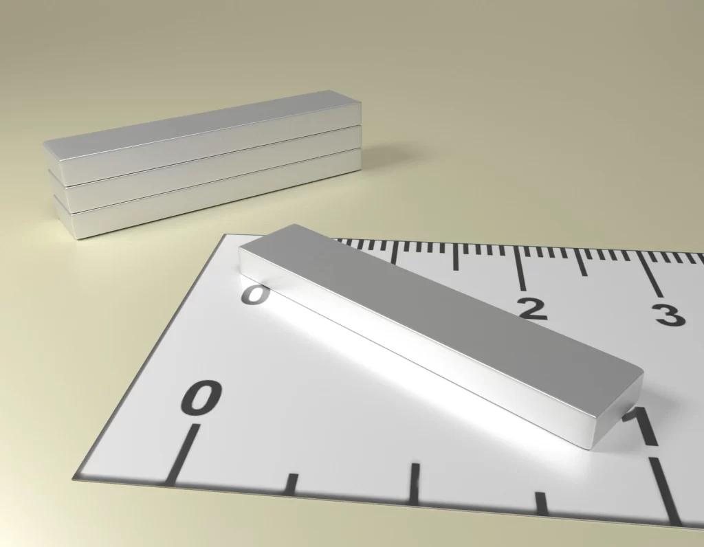 Neodym Quader Dauermagnet 30 x 6 x 2,4 / N38 - NdFeB