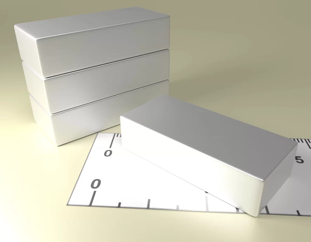 Neodymium Block Magnet 40 x 18 x 10 / N38 - NdFeB