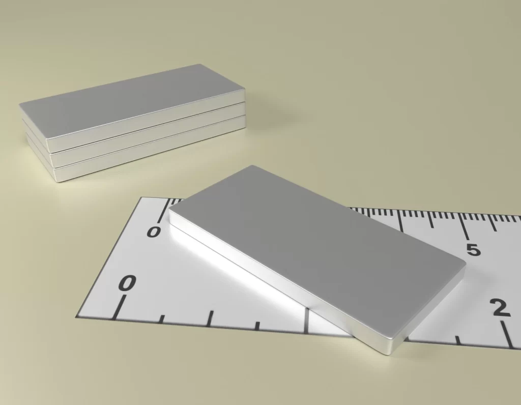 Neodymium Block Magnet 42 x 20 x 5 / N35H - NdFeB