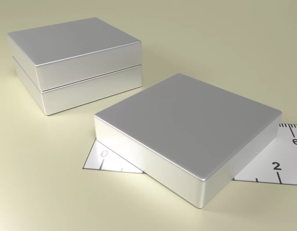 Neodymium Block Magnet 42 x 42 x 10 / N38 - NdFeB