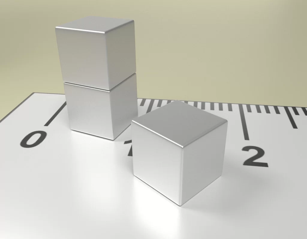 Neodymium Block Magnet 5 x 5 x 5 / N42 - NdFeB