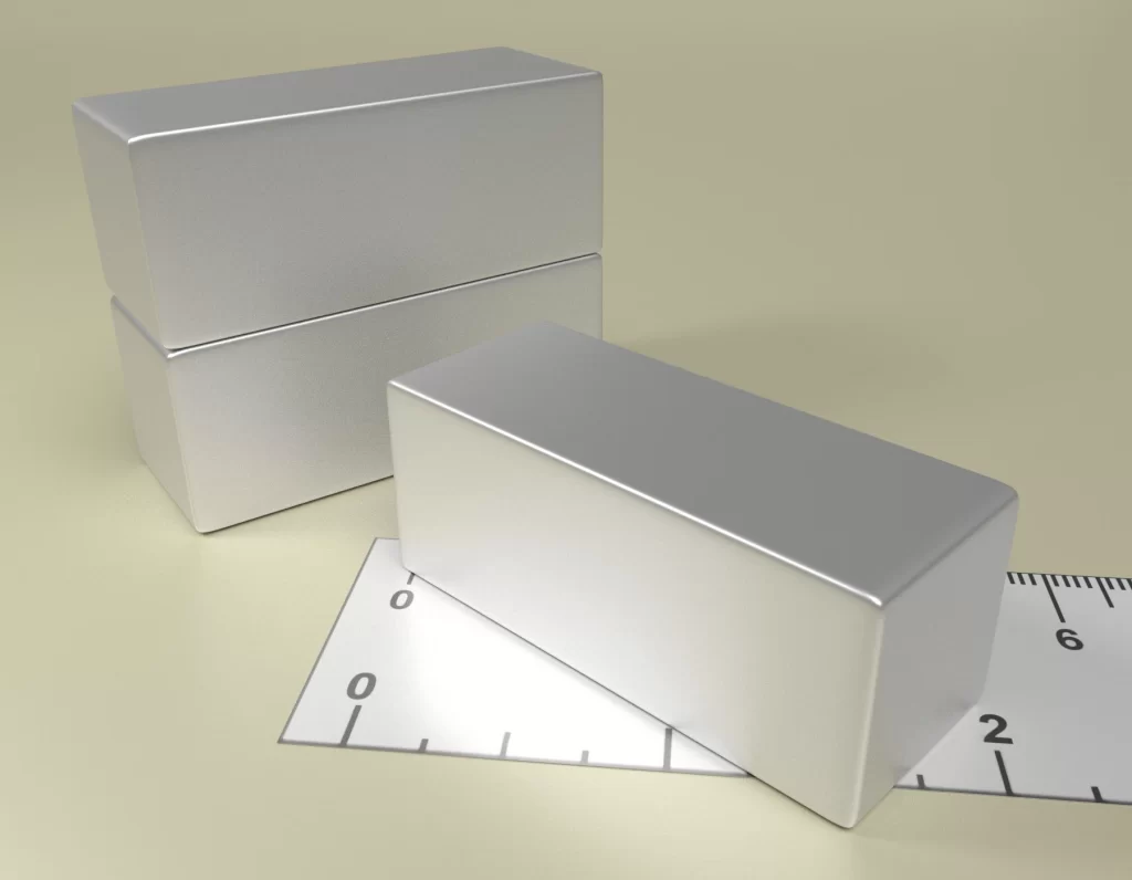 Neodymium Block Magnet 50 x 20 x 20 / N35 - NdFeB