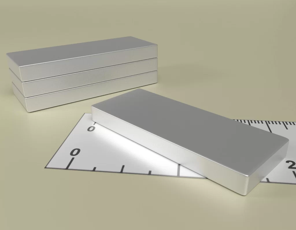 Neodymium Block Magnet 50 x 20 x 5 / N38 - NdFeB