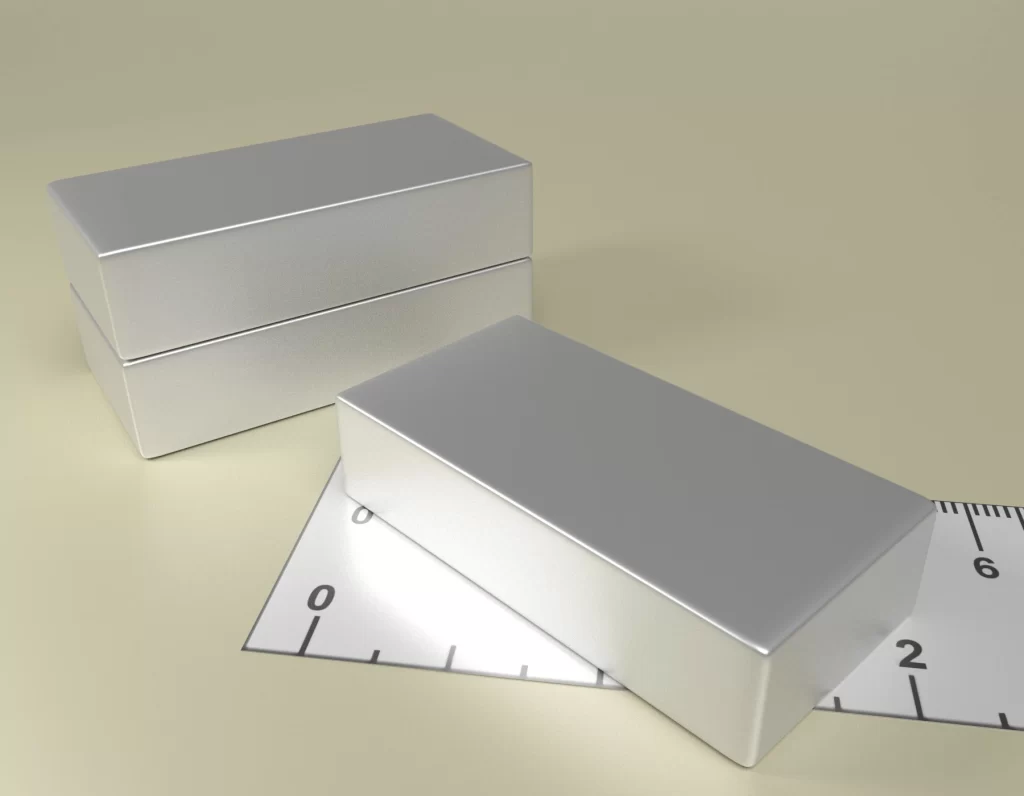 Neodymium Block Magnet 50 x 25 x 12 / N38 - NdFeB