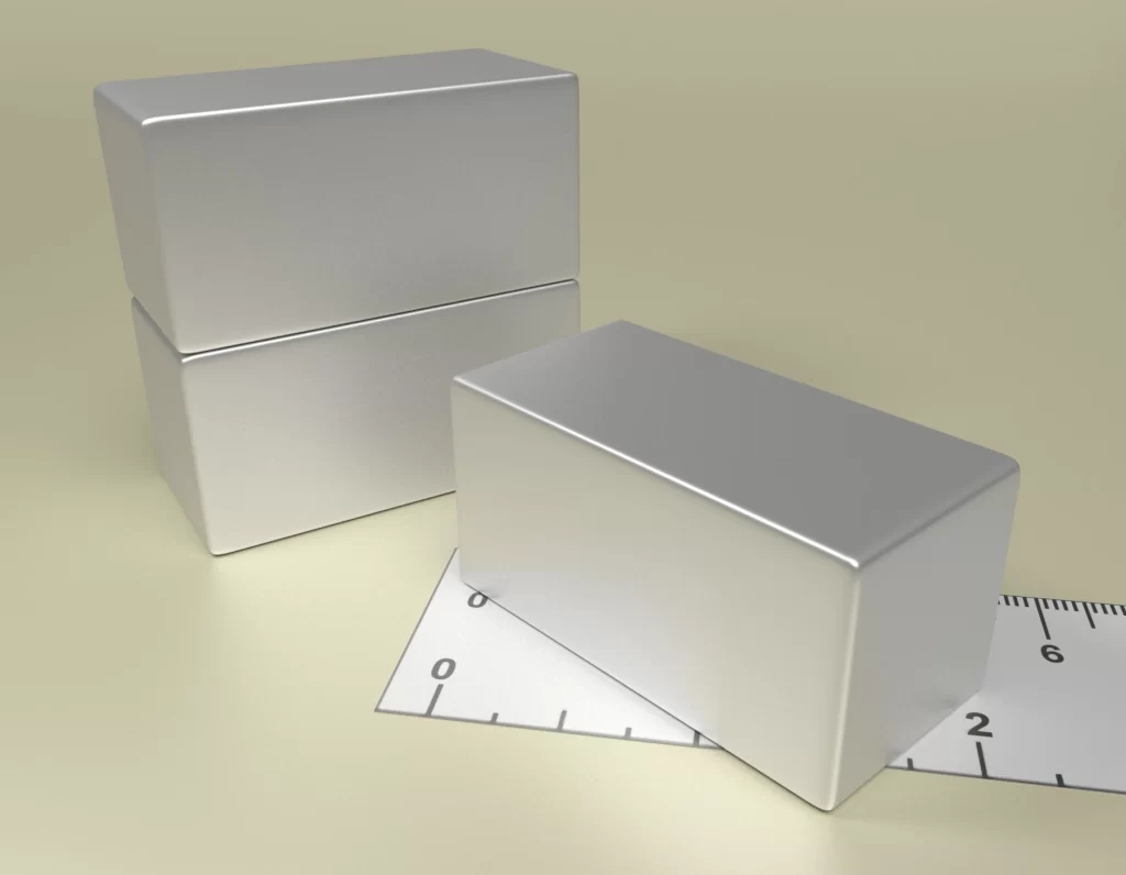 Neodymium Block Magnet 50 x 50 x 25 / N42 - NdFeB