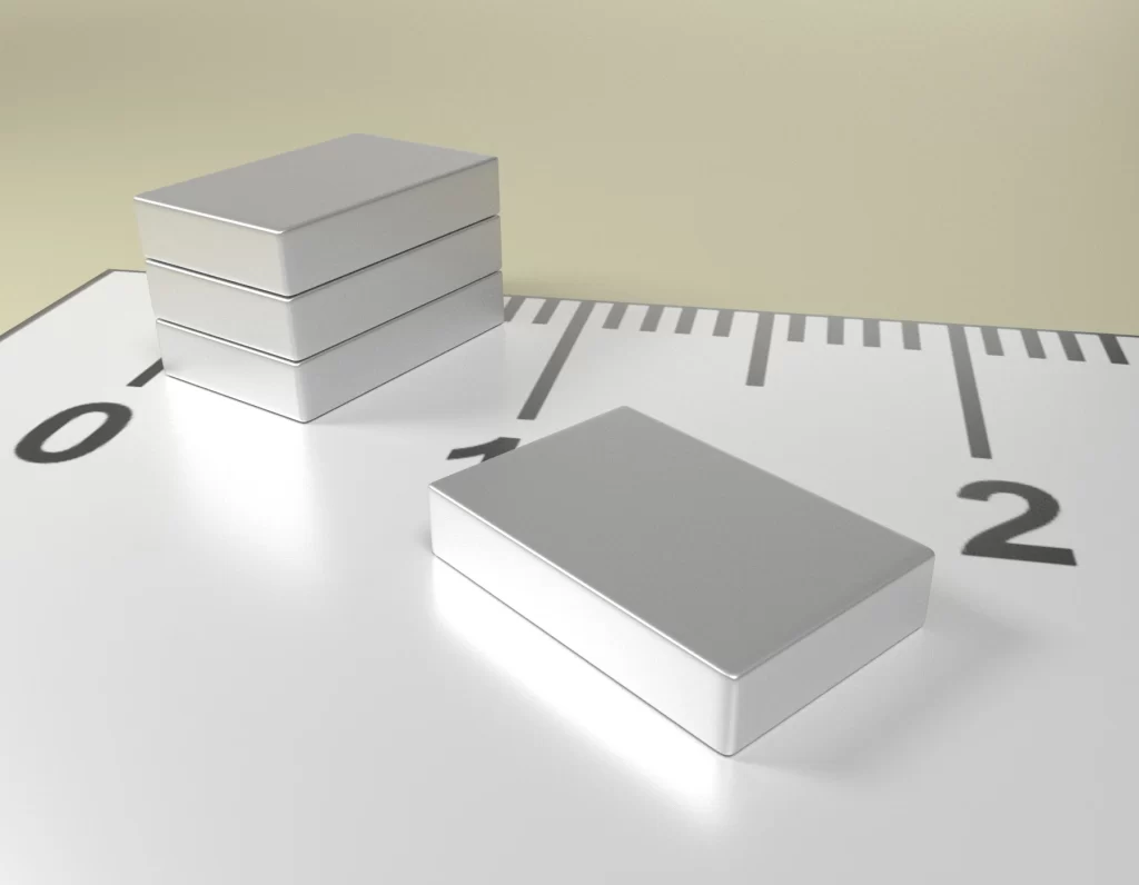 Neodymium Block Magnet 7,5 x 5 x 2 / N38SH - NdFeB