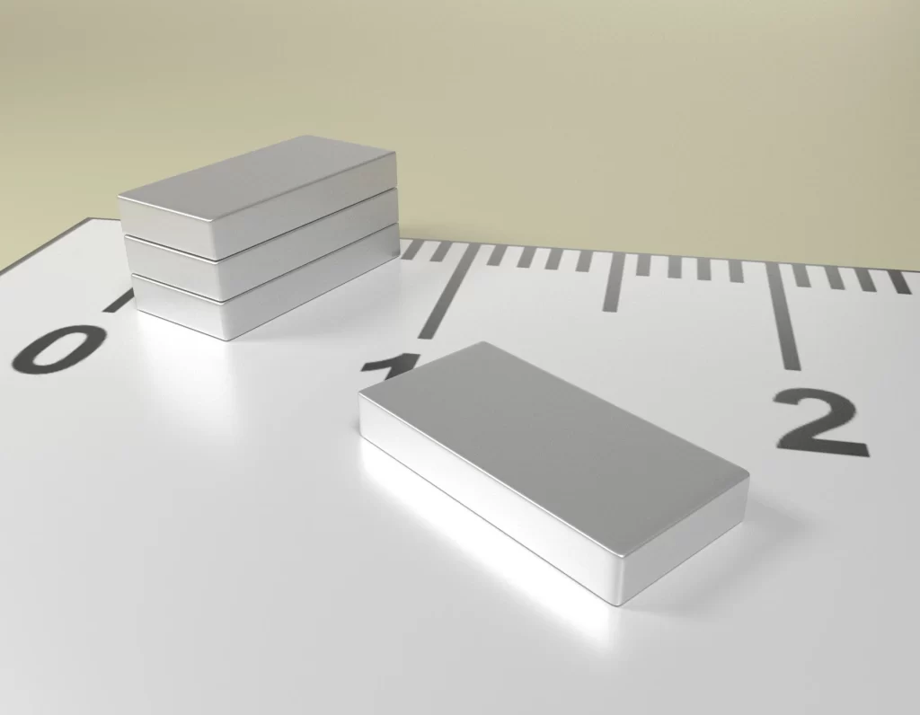 Neodymium Block Magnet 8 x 4 x 1,2 / N38 - NdFeB