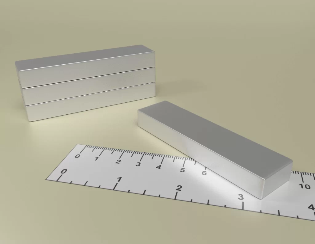Neodymium Block Magnet 80 x 20 x 10 / N35H - NdFeB